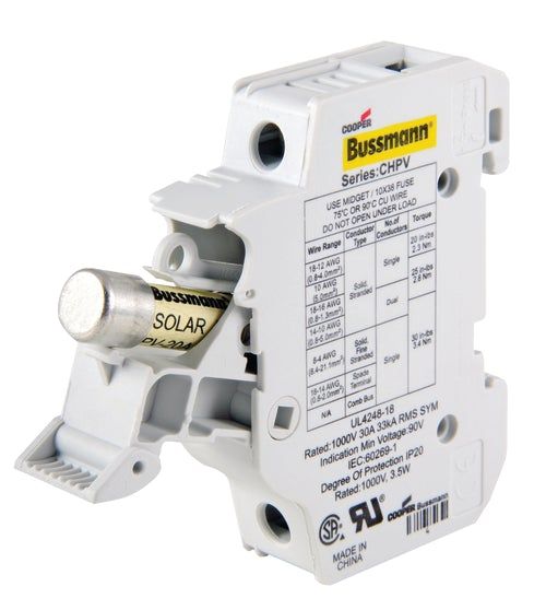 Bussman 30A Fuse Holder With Superior Protection